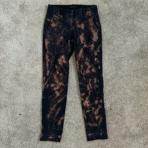 Black and Brown Tie Dye Pants